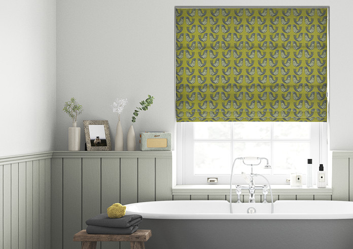 Scandi Birds, Kiwi - Roman Blind - Image 3